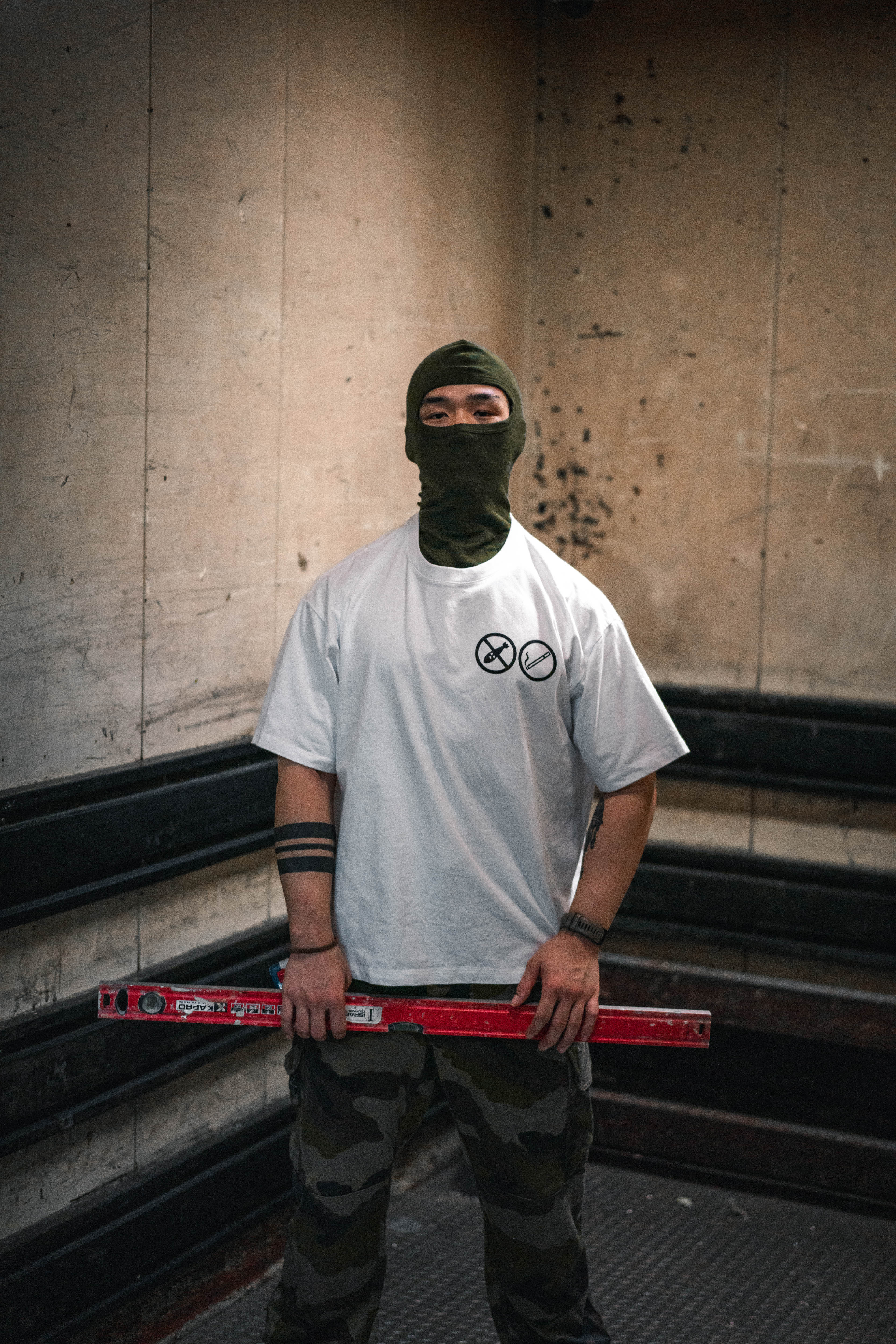 Short-sleeved T-shirt, HK416, White, RAS