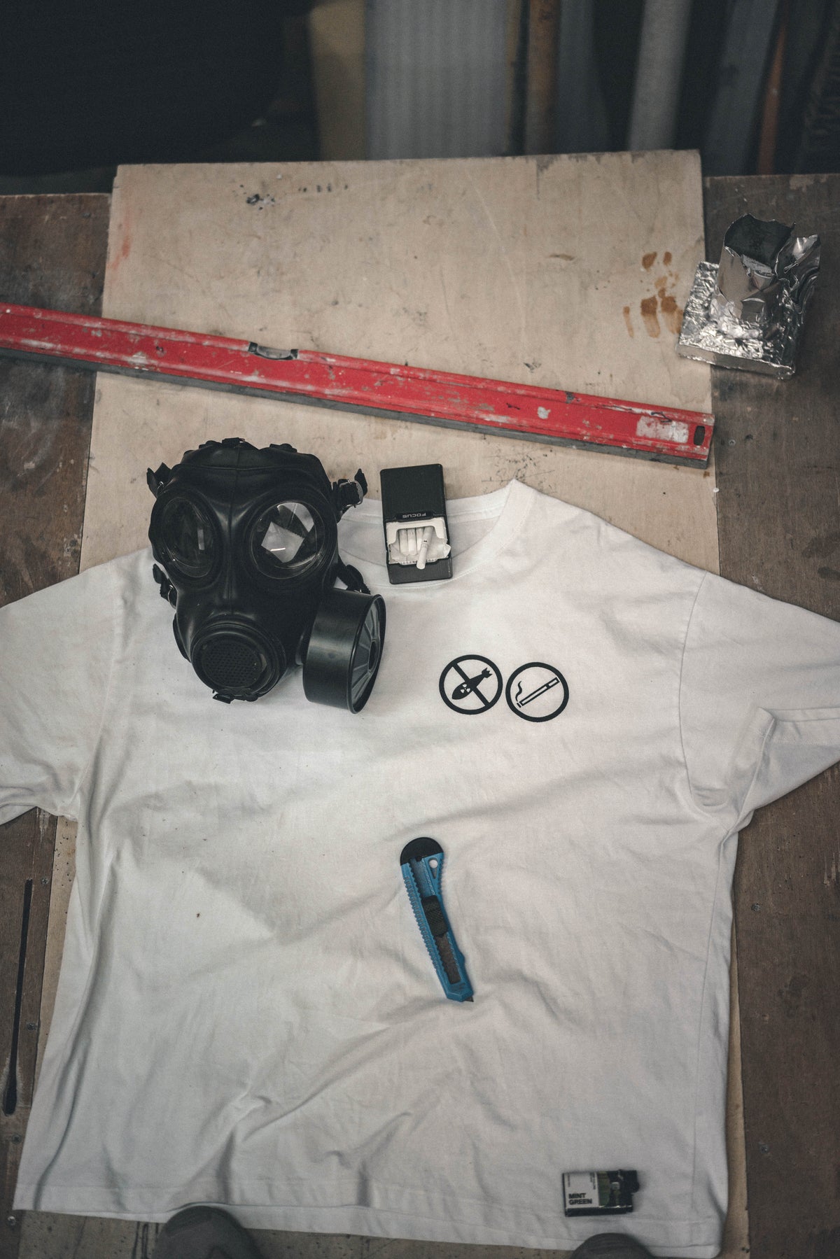 Short-sleeved T-shirt, HK416, White, RAS