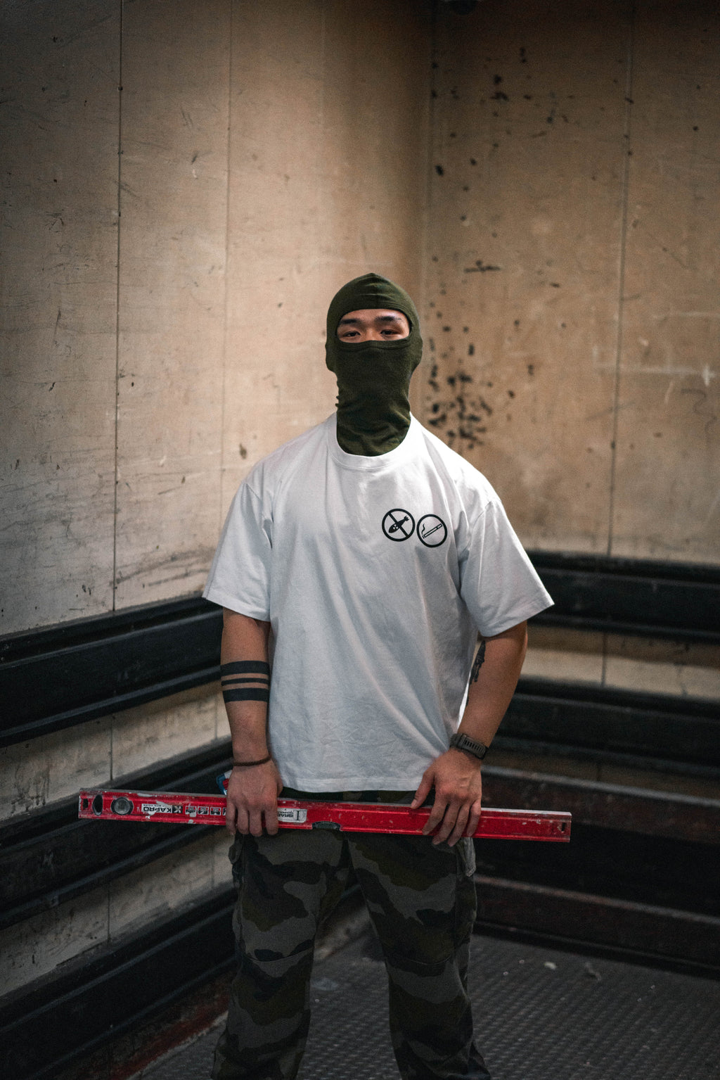 Short-sleeved T-shirt, HK416, White, RAS