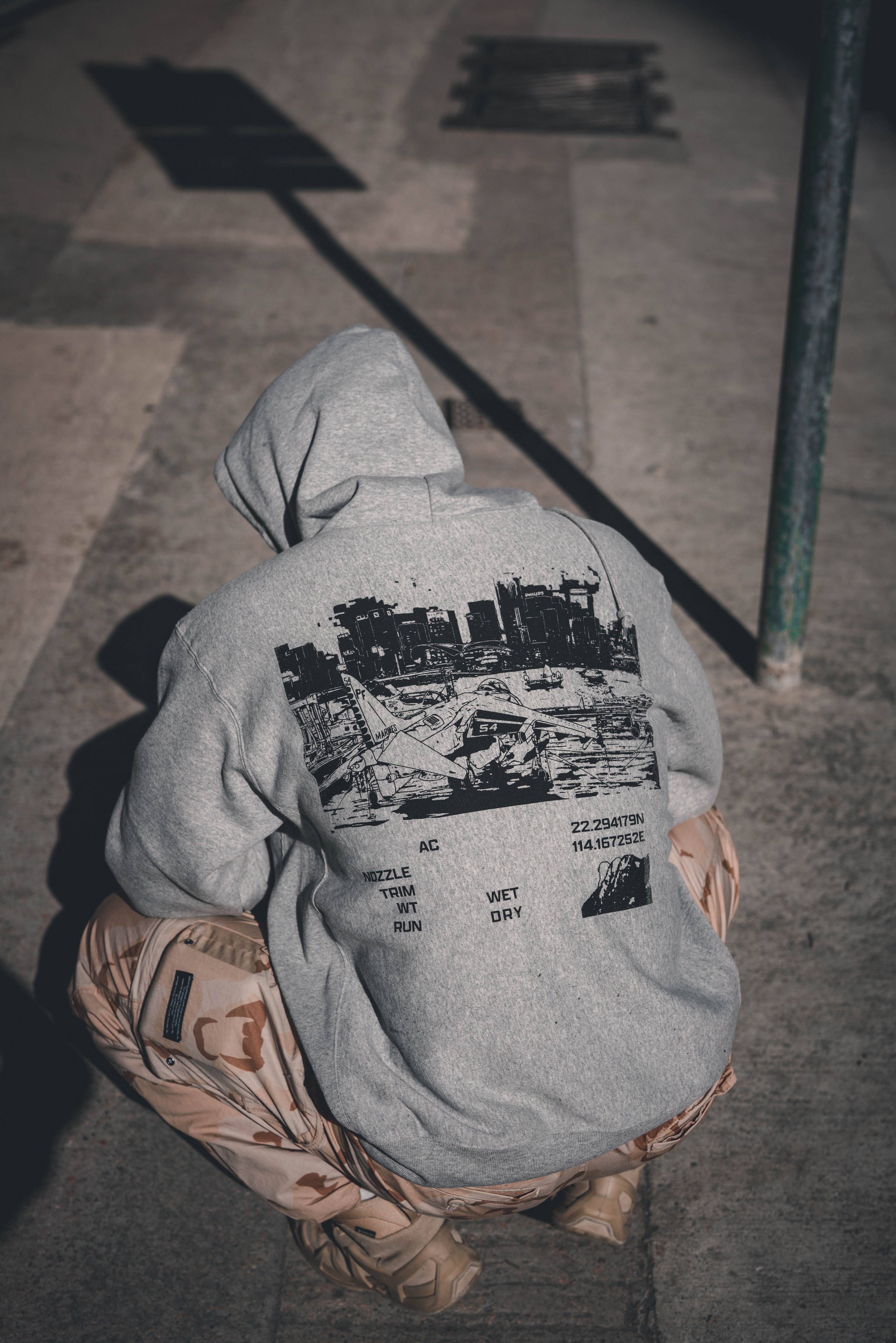 Double Layer Hoodie, AV-8B in Victoria Harbour
